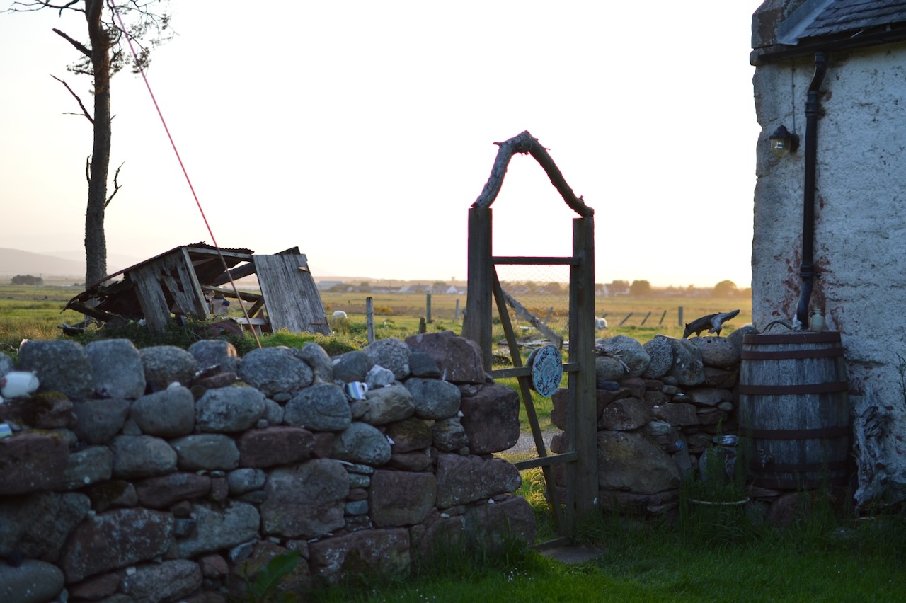 Front gate at the Croft